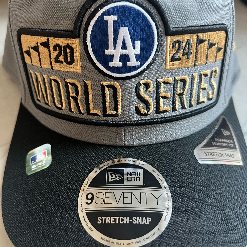 Dodgers New Era 2024 National League Champions Locker Room Hat, NEW